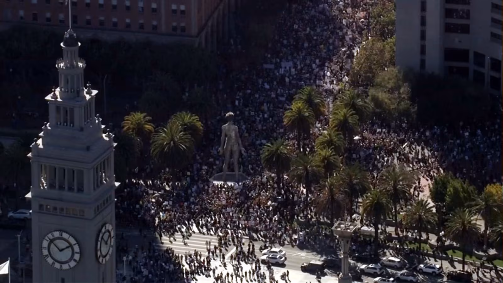 Live No Kings protest updates: Massive crowds march, rally throughout Bay Area - ABC7 San Francisco