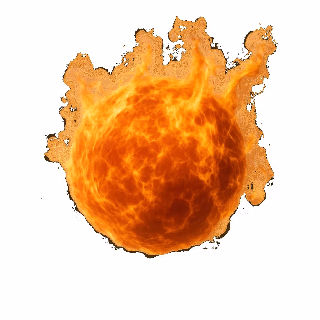 A glowing sphere of elemental energy representing the Avatar State's power