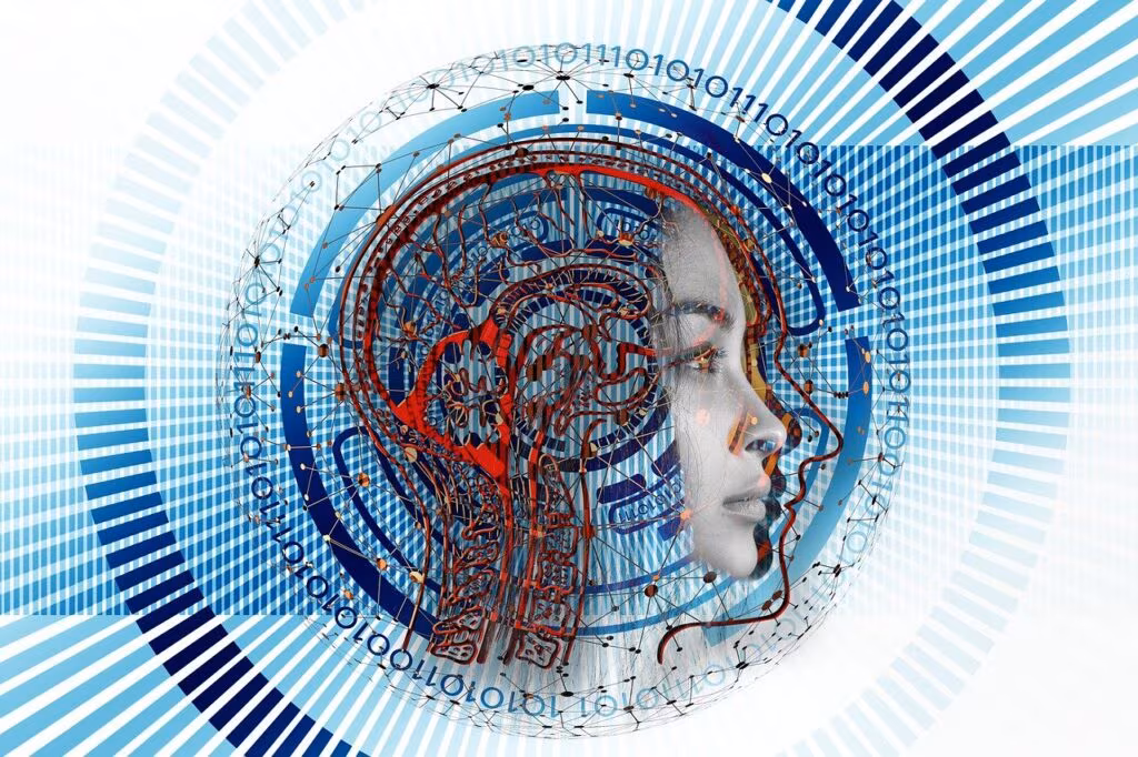 Conceptual image of AI analyzing lines of code on a screen, representing automated security research.
