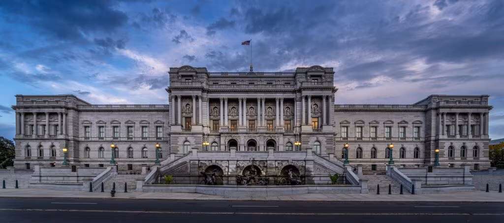 Exterior view of the Food and Drug Administration (FDA) headquarters building in Washington D.C.