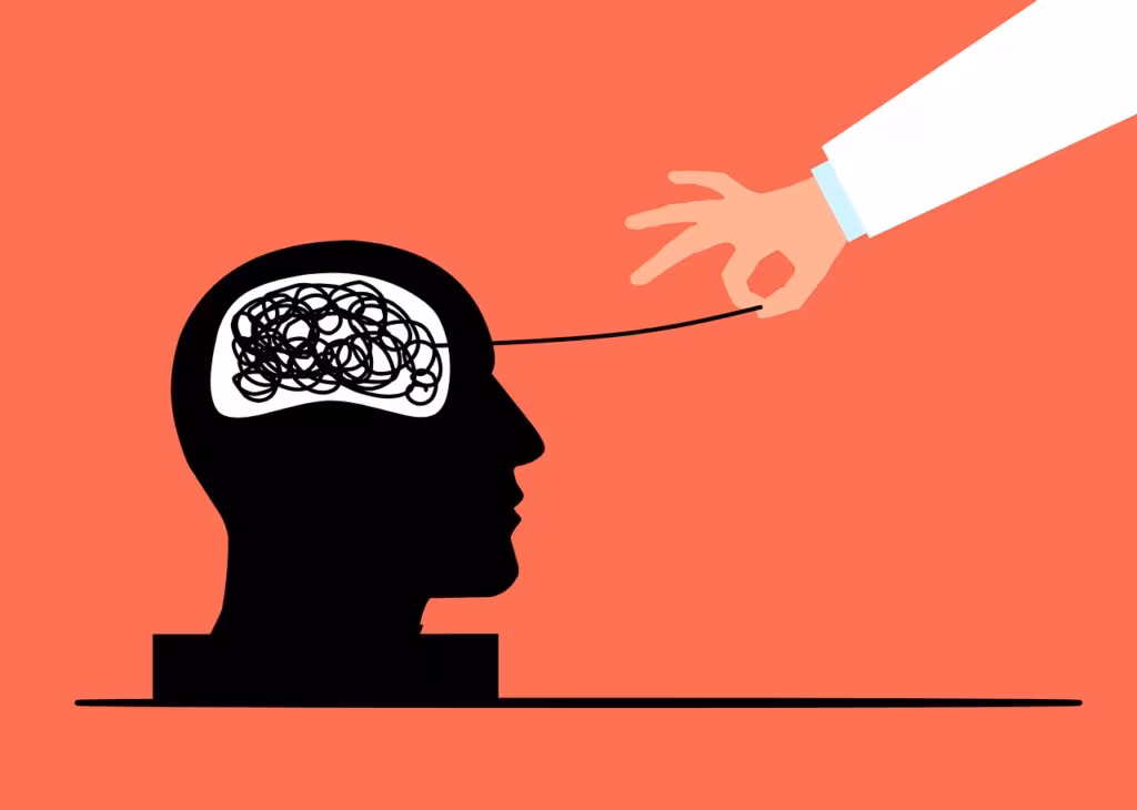 Illustration of a person seeking mental health support, symbolizing the high suicide rate in Alaska.