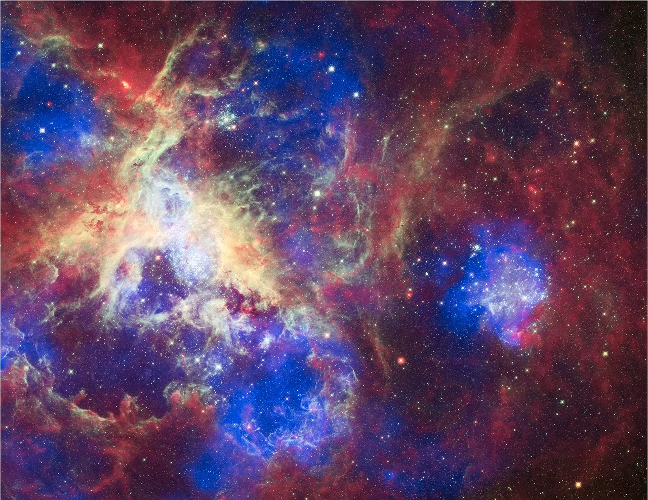 JWST Detects Five 'Building Blocks of Life' in Ice Outside the Milky Way