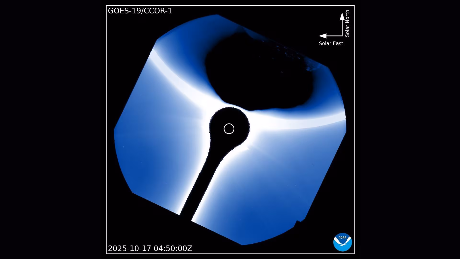 Earth photobombs the sun in satellite image photo of the day for Oct. 23, 2025 - Space