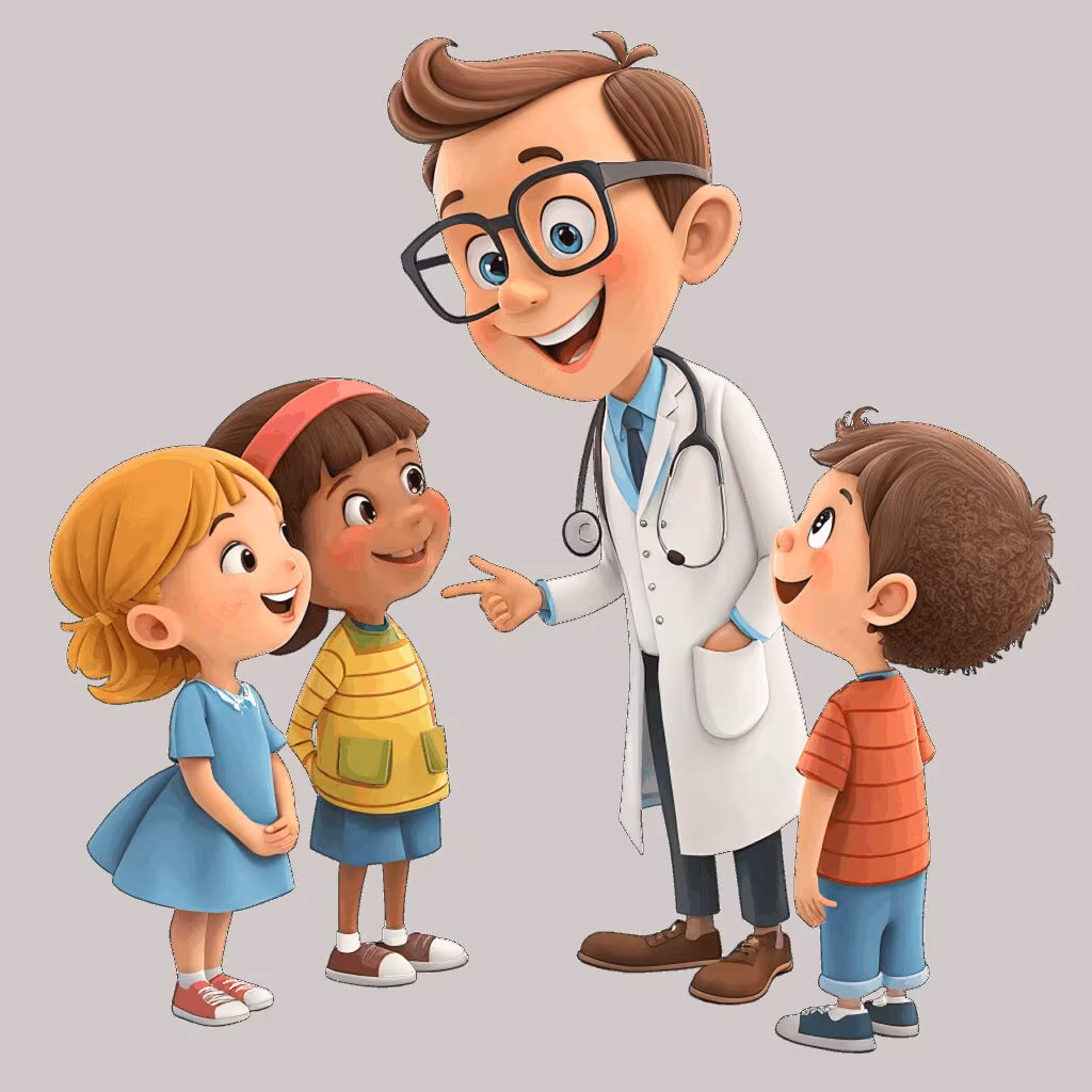 A pediatrician gently examining an infant during a check-up, symbolizing the need for immediate medical consultation.