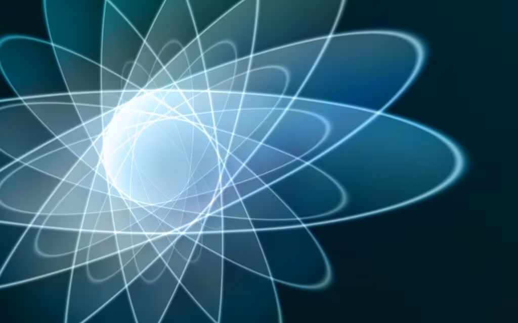 Abstract visualization of curved spacetime and geometric structures in physics