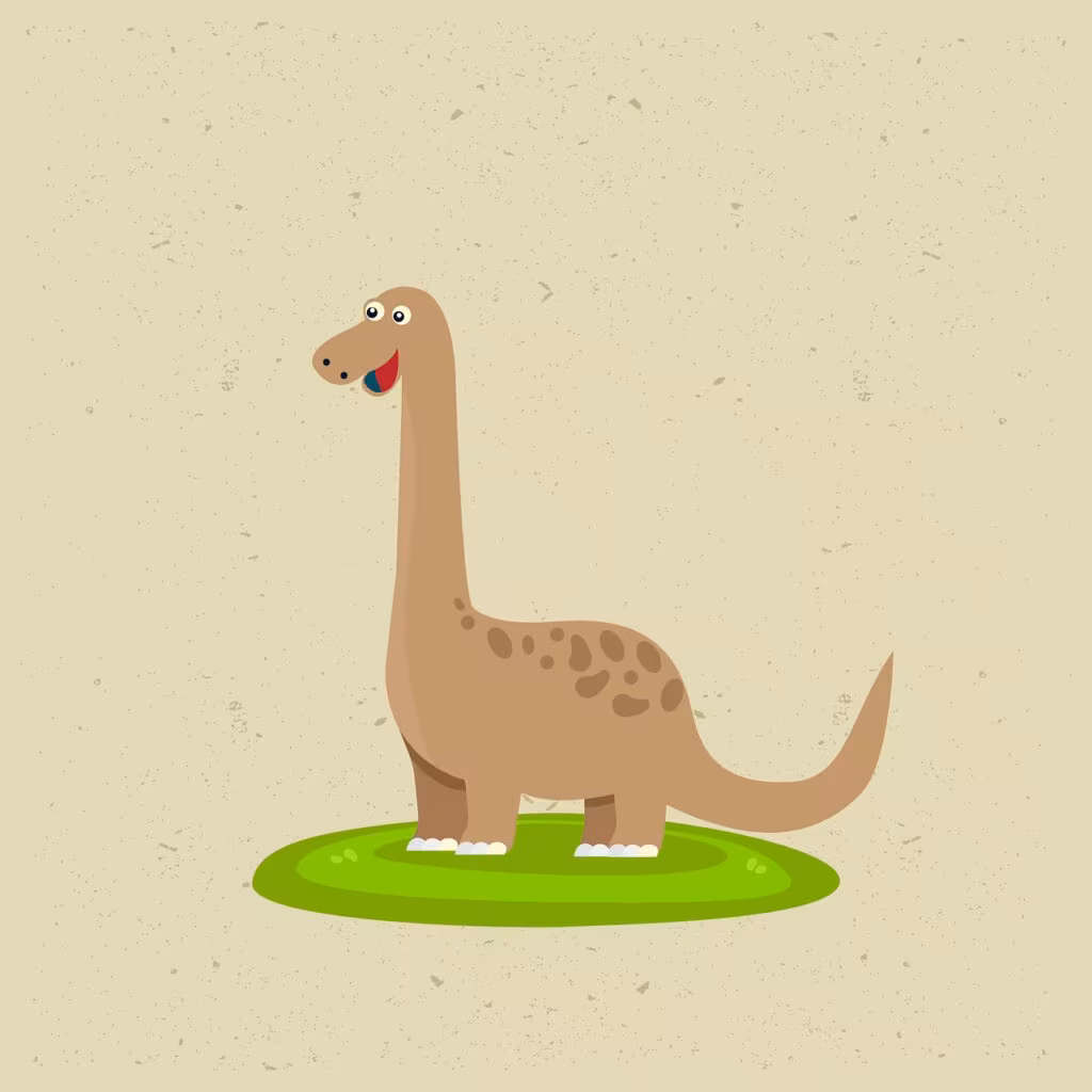 Artistic reconstruction of a large, bipedal iguanodontian dinosaur grazing in a prehistoric forest.