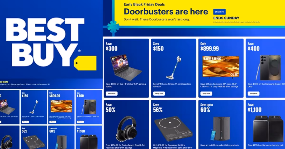 LAST DAY – Best Buy Week 2 Black Friday Doorbusters: Galaxy S25 Ultra $400 off, Samsung TV $1,100 off, more - 9to5Toys