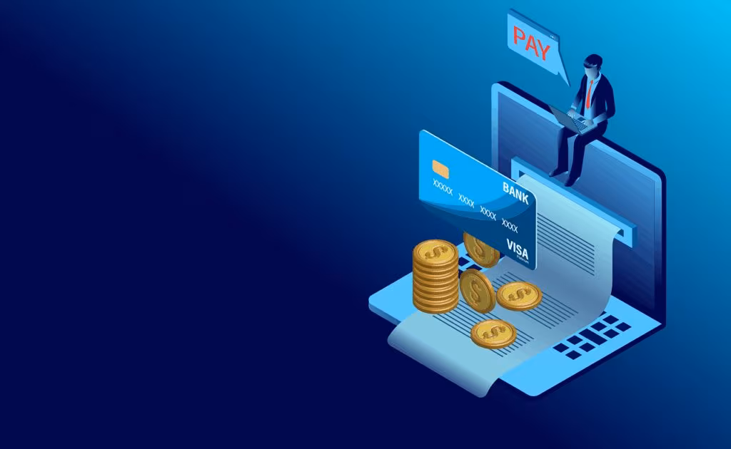 Close-up of a utility bill with a past due notice and debt collection warning