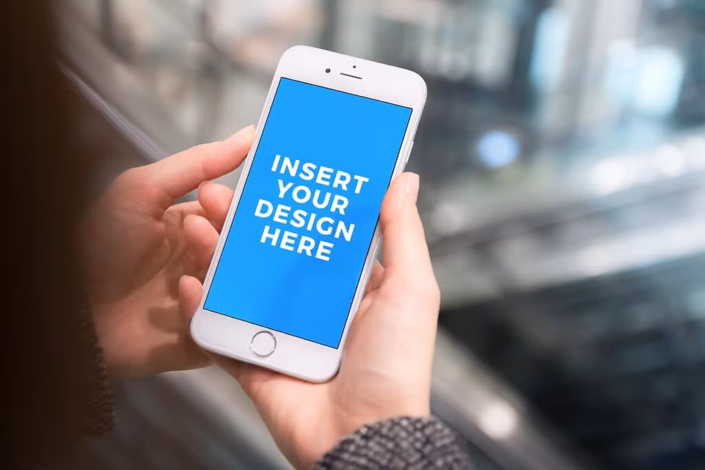 Close-up of an iPhone screen displaying a new AI-powered interface with generative text.