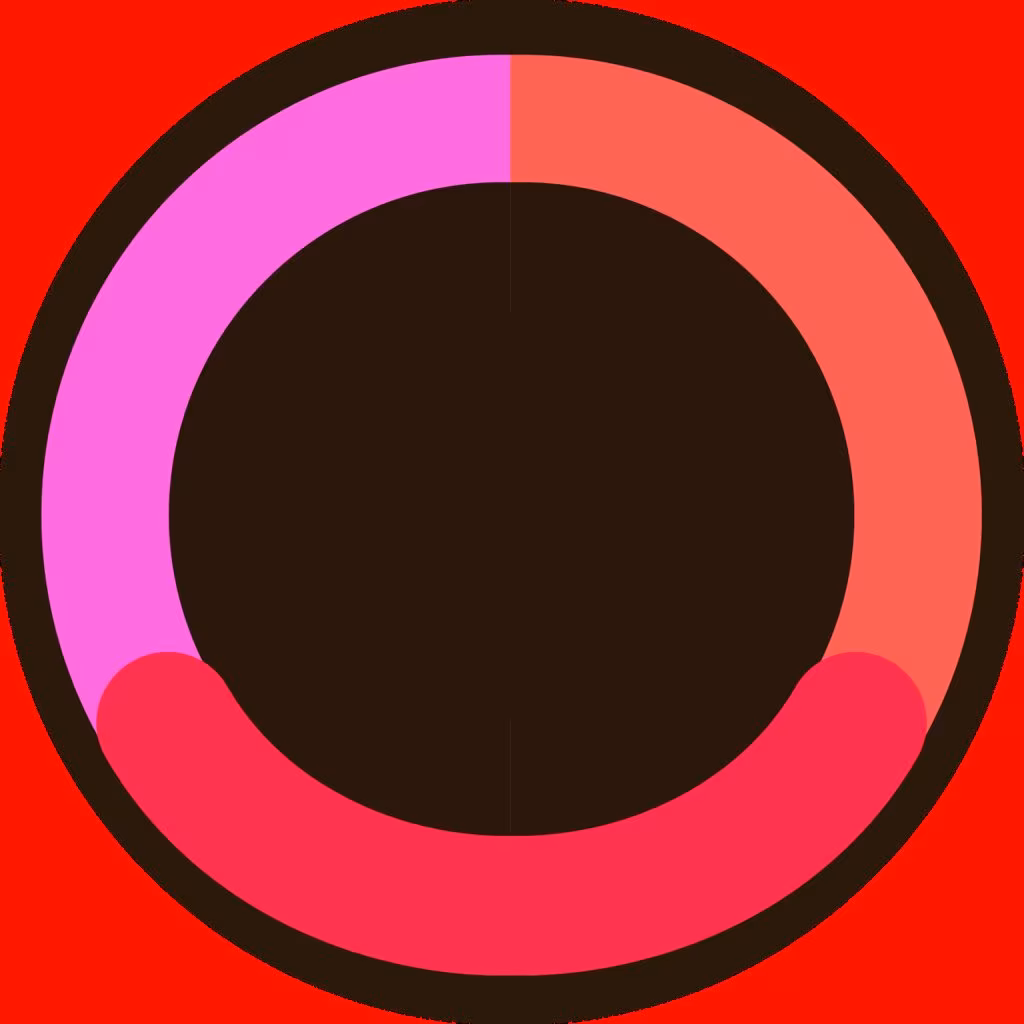 Close-up of an iPhone status bar or Dynamic Island showing a small countdown timer icon.