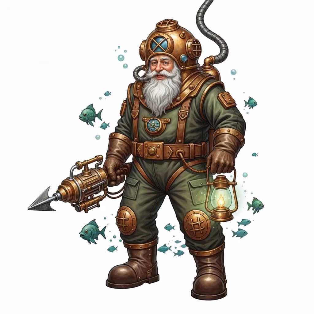 Deep-sea submersible exploring the dark ocean floor near a volcanic vent