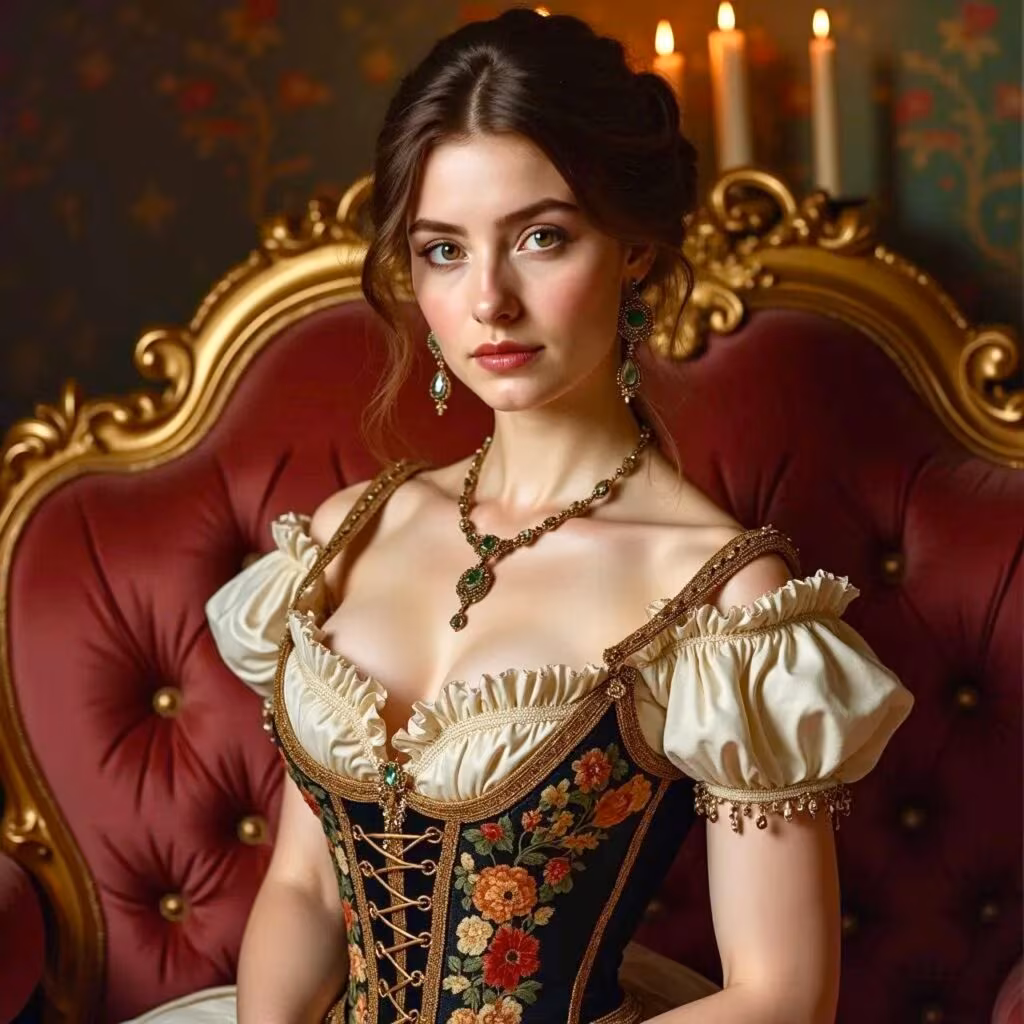 Historical illustration of a crowded 19th-century New York City street with horse-drawn carriages and period clothing.