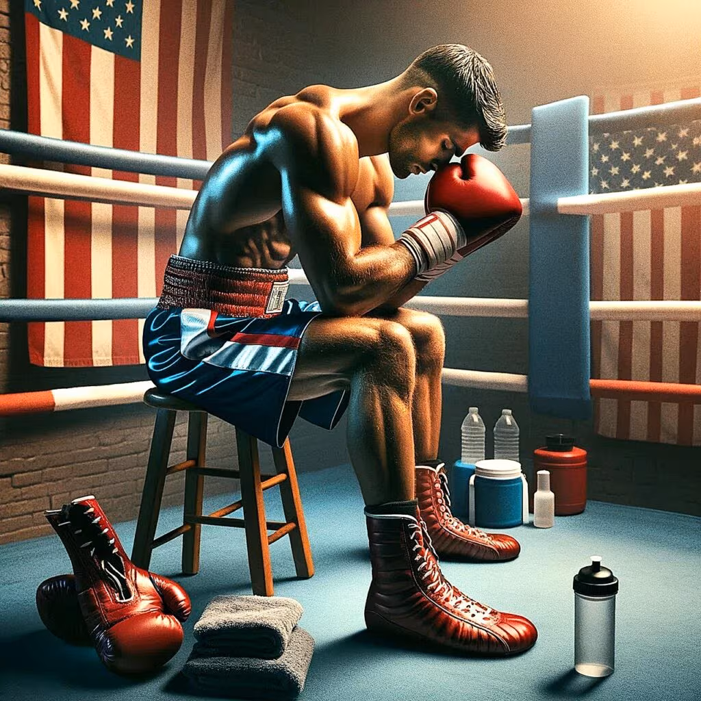 Katie Taylor raising her arms in victory after winning a close decision on the undercard.