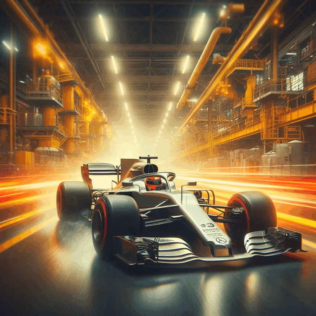 Lando Norris driving the McLaren F1 car aggressively through a corner at the Autódromo José Carlos Pace.