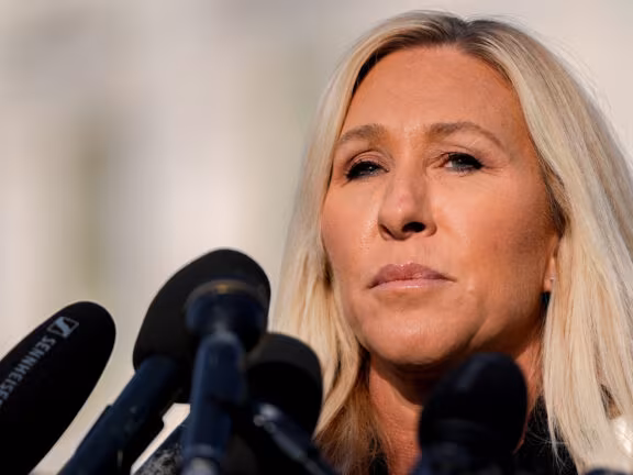 Marjorie Taylor Greene is staying out of the election to replace her - Politico